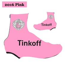 2016 Tinkoff Saxo Bank Pink Cycling Shoe Covers bicycle sportswear mtb racing ciclismo men bycicle tights bike clothing M(39-40)