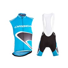 2014 ORBEA BLUE Cycling Maillot Ciclismo Vest Sleeveless and Cycling Bib Shorts Cycling Kits cycle jerseys Ciclismo bicicletas XXS