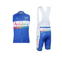 2015 ANDALUCIA Cycling Maillot Ciclismo Vest Sleeveless and Cycling Bib Shorts Cycling Kits cycle jerseys Ciclismo bicicletas