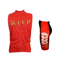 2015 cccp Cycling Vest Maillot Ciclismo Sleeveless and Cycling Shorts Cycling Kits cycle jerseys Ciclismo bicicletas