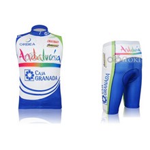 2015 ANDALUCIA Cycling Vest Maillot Ciclismo Sleeveless and Cycling Shorts Cycling Kits cycle jerseys Ciclismo bicicletas