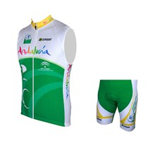 2015 ANDALUCIA Cycling Vest Maillot Ciclismo Sleeveless and Cycling Shorts Cycling Kits cycle jerseys Ciclismo bicicletas