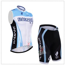 2015 Azure Cycling Vest Maillot Ciclismo Sleeveless and Cycling Shorts Cycling Kits cycle jerseys Ciclismo bicicletas XXS