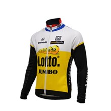 2016 Lotto Jumbo Cycling Jersey Long Sleeve Only Cycling Clothing cycle jerseys Ropa Ciclismo bicicletas maillot ciclismo XXS