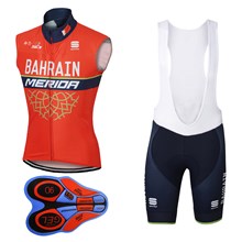 2017 BAHRAIN MERIDA  Cycling Maillot Ciclismo Vest Sleeveless and Cycling Shorts Cycling Kits cycle jerseys Ciclismo bicicletas