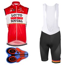 2017 LOTTO SOUDAL Cycling Maillot Ciclismo Vest Sleeveless and Cycling Shorts Cycling Kits cycle jerseys Ciclismo bicicletas