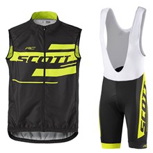 SCOTT RC Team 10 Wind Vest Cycling Maillot Ciclismo Vest Sleeveless and Cycling Shorts Cycling Kits cycle jerseys Ciclismo bicicletas XXS