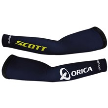 2017 ORICA SCOTT 2017 Cycling Warmer Arm Sleeves bicycle sportswear mtb racing ciclismo men bycicle tights bike clothing S