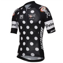 2018 DEUTSCHLAND TOUR Cycling Jersey Ropa Ciclismo Short Sleeve Only Cycling Clothing cycle jerseys Ciclismo bicicletas maillot ciclismo XS