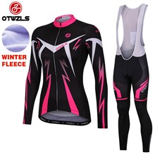 OTWZLS WOMEN Thermal Fleece Cycling Jersey Long Sleeve Ropa Ciclismo Winter and Cycling bib Pants ropa ciclismo thermal ciclismo jersey thermal