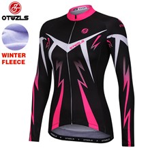 OTWZLS WOMEN Thermal Fleece Cycling Jersey Ropa Ciclismo Winter Long Sleeve Only Cycling Clothing cycle jerseys Ropa Ciclismo bicicletas maillot ciclismo