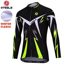 OTWZLS Thermal Fleece Cycling Jersey Ropa Ciclismo Winter Long Sleeve Only Cycling Clothing cycle jerseys Ropa Ciclismo bicicletas maillot ciclismo