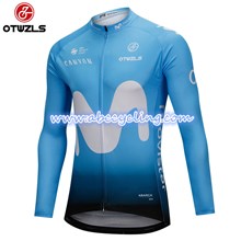 2018 MOVISTAR Cycling Jersey Long Sleeve Only Cycling Clothing cycle jerseys Ropa Ciclismo bicicletas maillot ciclismoL