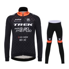 2017 Trek Selle San Marco Cycling Jersey Long Sleeve and Cycling Pants Cycling Kits XS