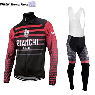 "NEW" cycling winter thermal BIANCHI jersey 