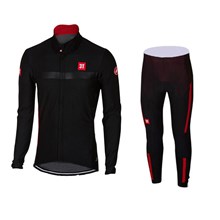 2017 Castelli Cycling Jersey Long Sleeve and Cycling Pants Cycling Kits XS