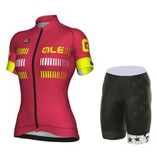 2018 ALE Women Cycling Jersey Short Sleeve Maillot Ciclismo and Cycling Shorts Cycling Kits cycle jerseys Ciclismo bicicletas XS