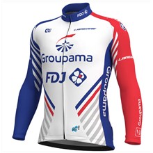 2018 Groupama FDJ PRS Cycling Jersey Long Sleeve Only Cycling Clothing cycle jerseys Ropa Ciclismo bicicletas maillot ciclismo XS