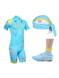 cycling kits+scarf+shoe cover