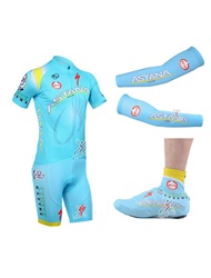 cycling kits+sleeve+shoe cover