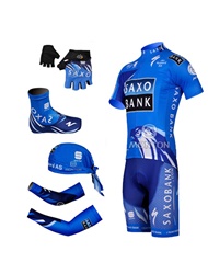 cycling kits+scarf+gloves+sleeve+shoe cover