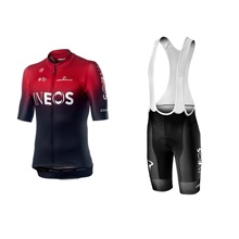 2019 New Pro Team Uniform INEOS  Cycling Jersey Maillot Ciclismo Short Sleeve and Cycling bib Shorts Cycling Kits Strap cycle jerseys Ciclismo bicicletas 3XL