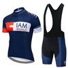 Equipación ciclismo IAM 2020 | Cycling Jersey Maillot Ciclismo Short Sleeve and Cycling bib Shorts Cycling Kits XXS